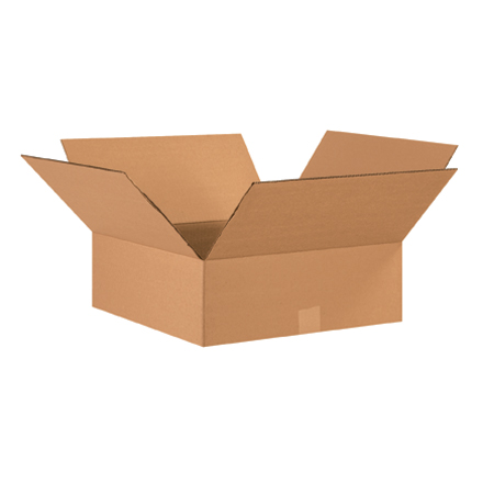 17 x 17 x 6" Flat Corrugated Boxes