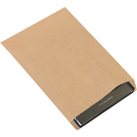 8 <span class='fraction'>1/2</span> x 11" Kraft Flat Merchandise Bags